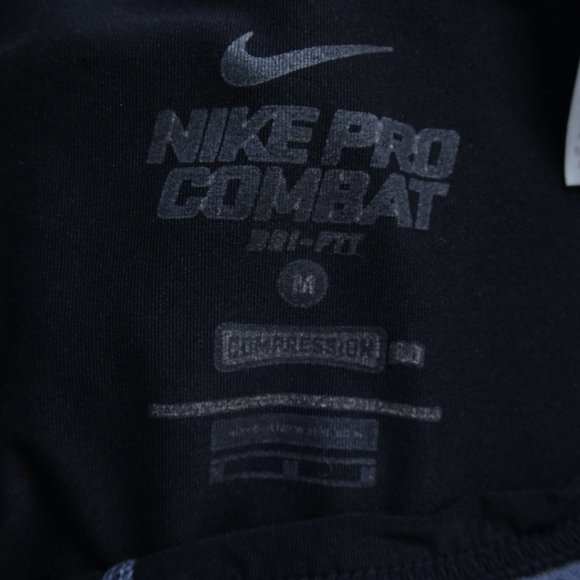 Men's Nike Pro Combat Black Shorts Size Medium - Picture 8 of 8